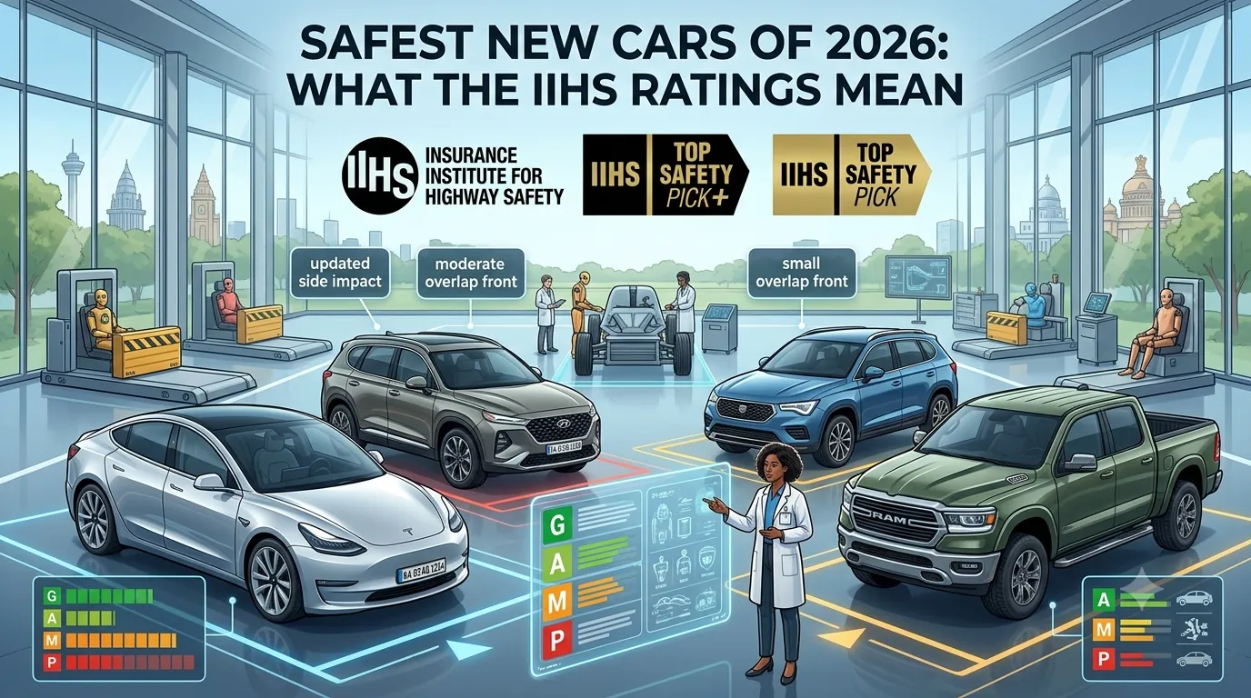 Safest New Cars of 2026: What the IIHS Ratings Mean for Indian Buyers — illustrative featured image