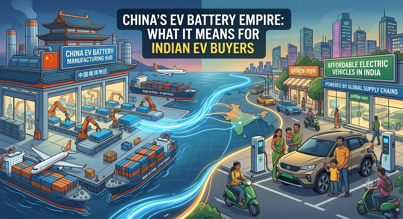 China’s EV Battery Empire: What It Means for Indian EV Buyers — illustrative featured image