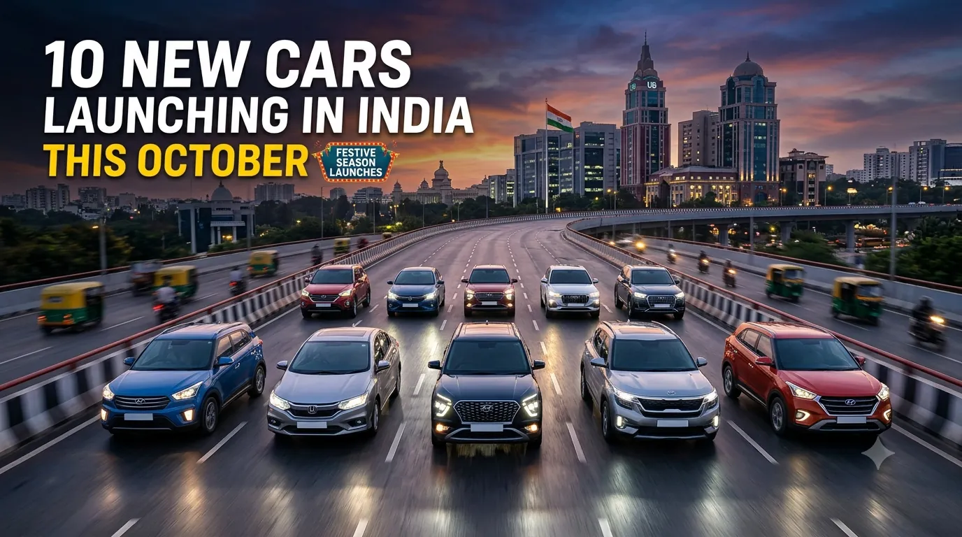 10 New Cars Launching in India This October: Your Buyer's Guide — illustrative featured image