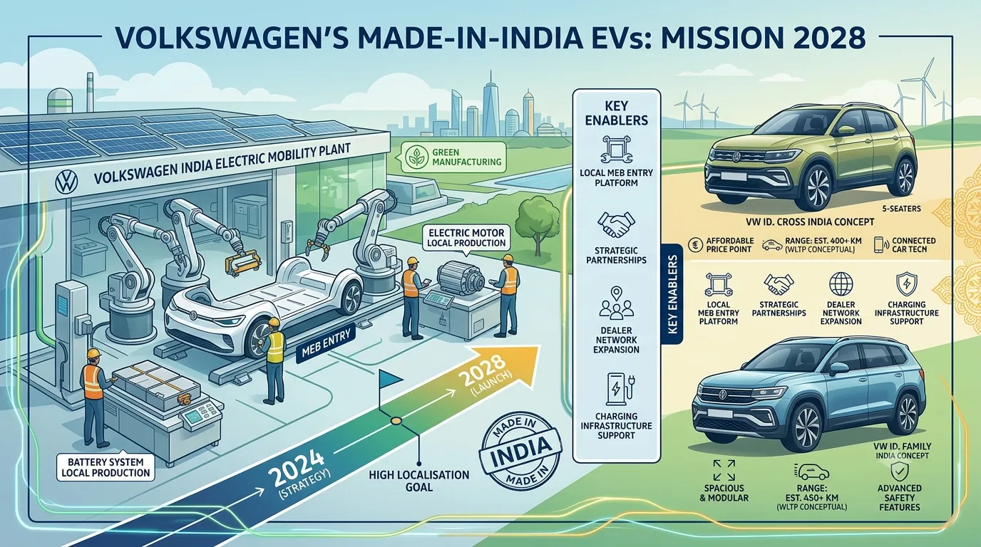 Volkswagen's Made-in-India EVs by 2028: Should You Wait or Buy an EV Now? — illustrative featured image